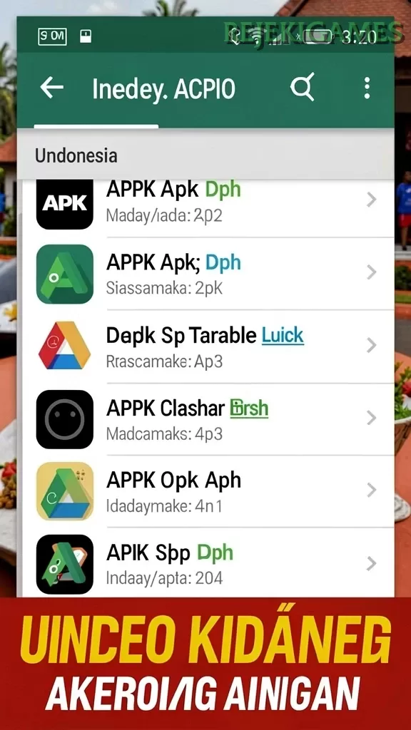 Cuplikan layar RPVIP2 — halaman utama