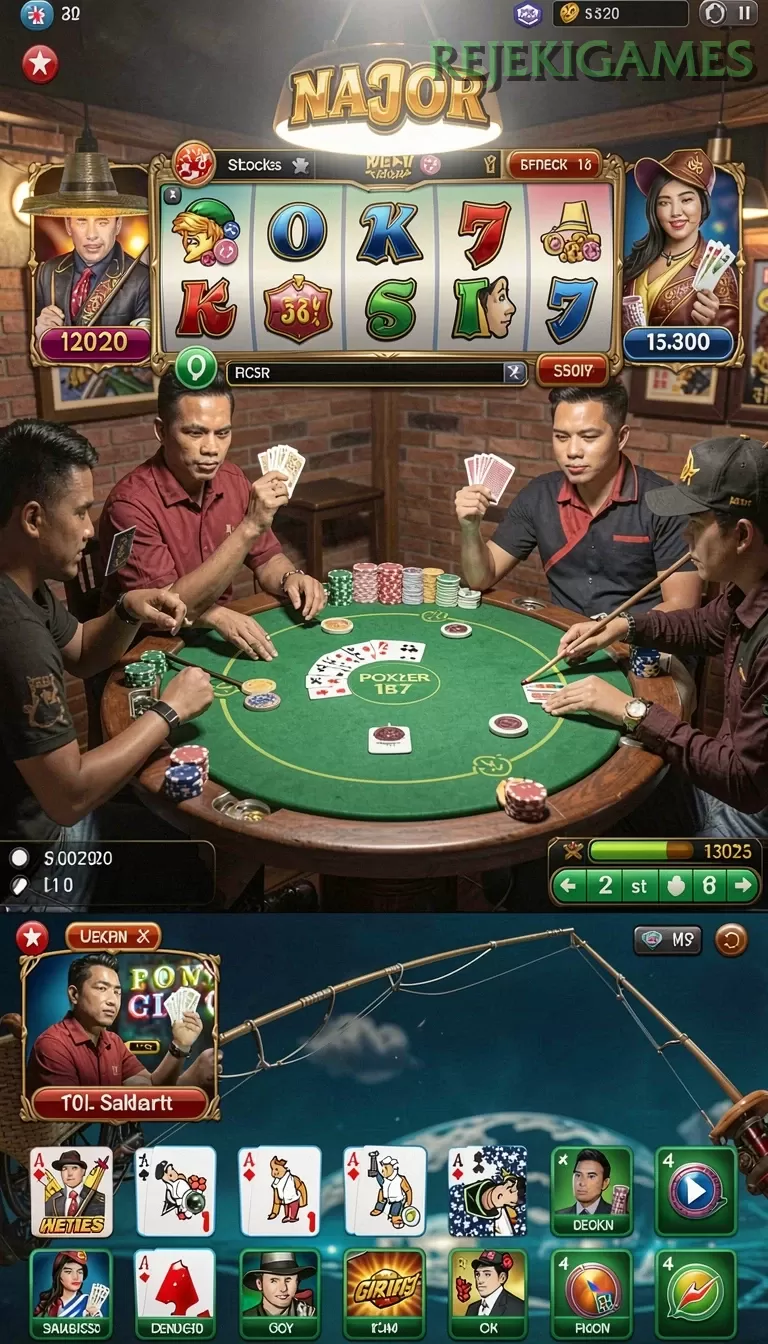 Cuplikan layar UNGUTOTO — menu navigasi