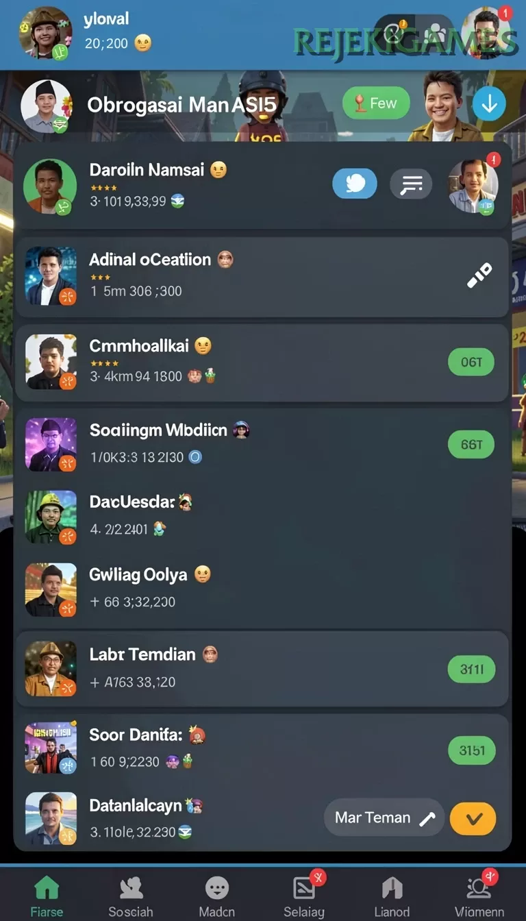 Cuplikan layar RPOK — pengaturan akun